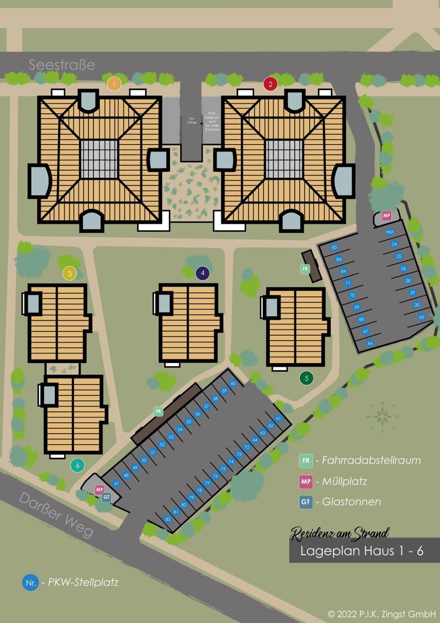 Residenz Am Strand Wohnung 2-36 Zingst Eksteriør bilde